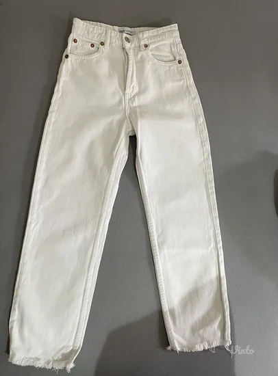 ZARA Hirise farmerke ravne nogavice vel.XS