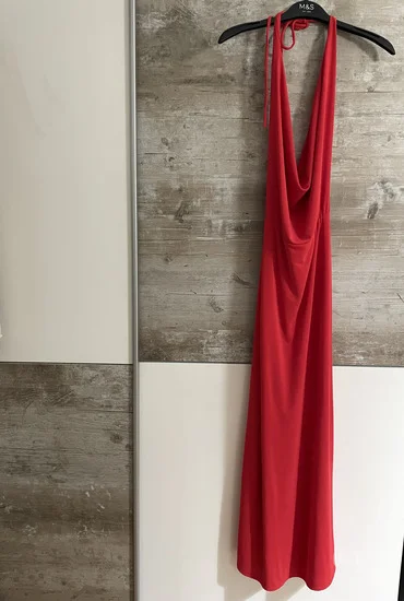 NOVO ZARA Viralna haljina sa americkim izrezom S