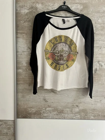 NOVO H&M Guns'n'roses majica vel.M