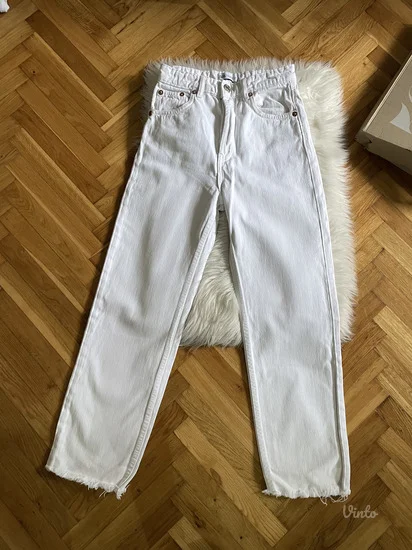 ZARA Hirise farmerke ravne nogavice vel.XS