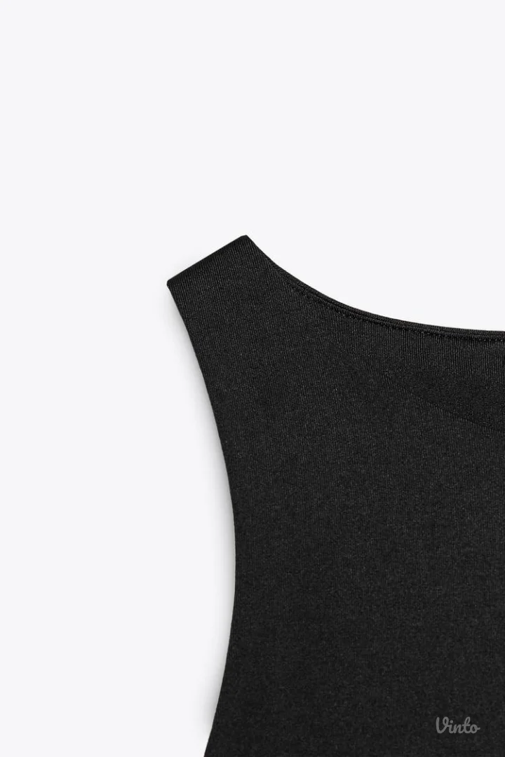 NOVO ZARA crni bodi od poliamida vel.S