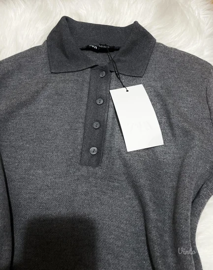 NOVO ZARA Mekani polo džemper vel.S