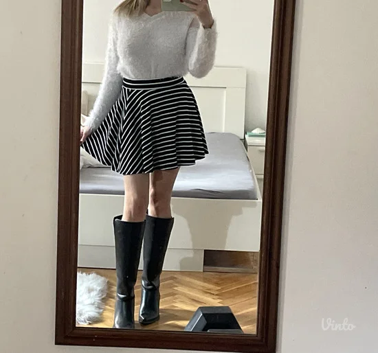 Sinsay prugasta suknja a kroj vel.S