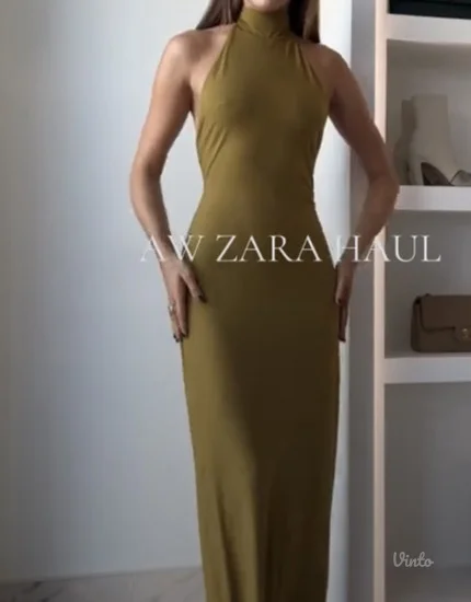 NOVO ZARA Viralna haljina golih ledja vel.XS