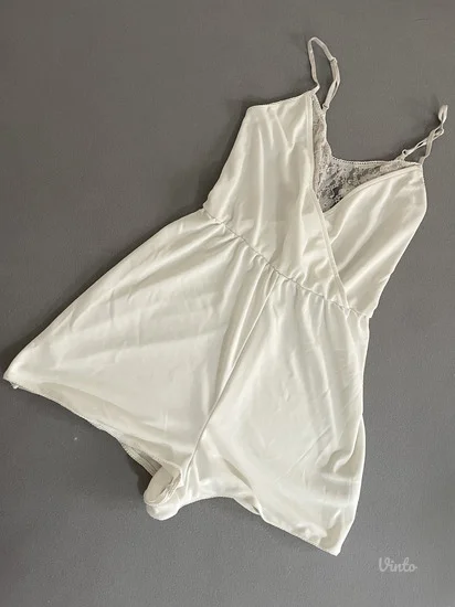 H&M letnji kombinezon sa čipkom vel.S