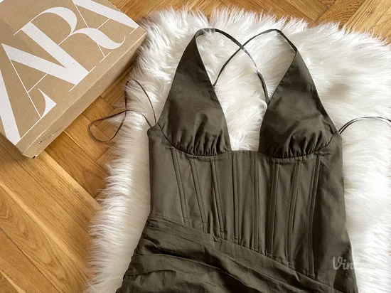 NOVO ZARA Korset haljina vel.XS