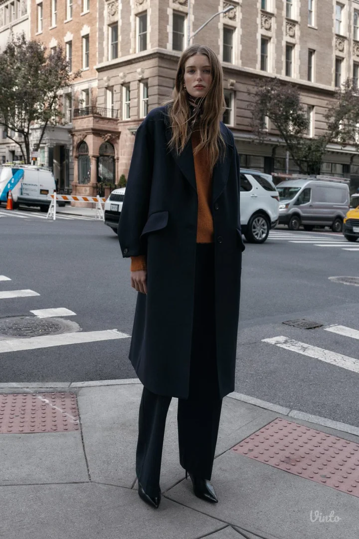 NOVO ZARA Viralni oversize vuneni kaput vel.XS