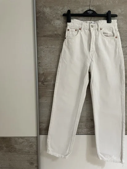 ZARA Hirise farmerke ravne nogavice vel.XS