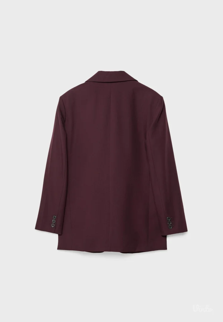 NOVO Stradivarius bordo oversized sako vel.XS