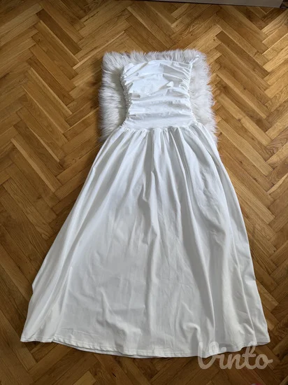 NOVO Bela letnja haljina vel.XXS/XS