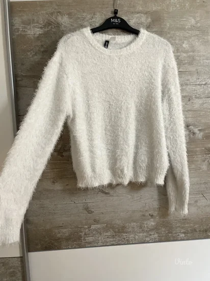 H&M Cupavi beli dzemper vel.S