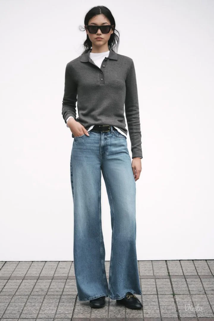 NOVO ZARA Mekani polo džemper vel.S