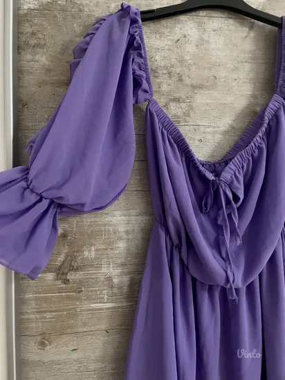 NOVO Ljubicasta letnja haljina vel.S