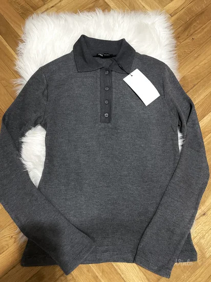 NOVO ZARA Mekani polo džemper vel.S