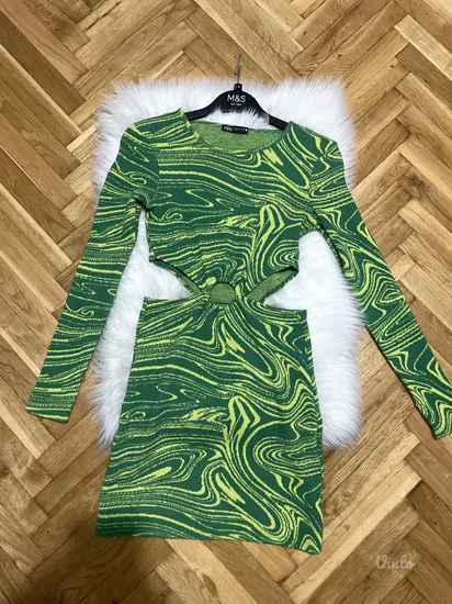 ZARA Zelena haljina vel.S
