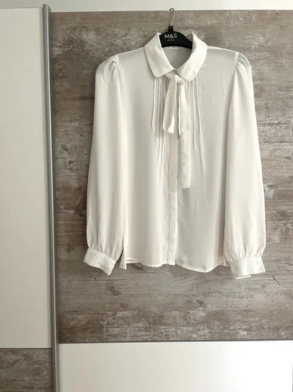 Choies Bela Šifon kosulja sa mašnom vel.S