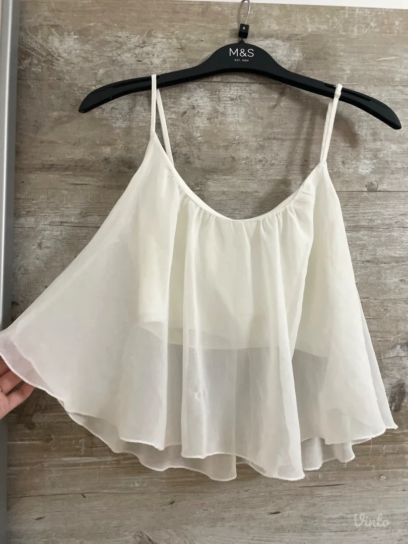 Bezuslovno - Tally Weijl beli crop top XS