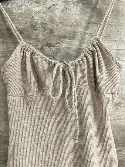 Bershka ribbed mini haljina vel.XS