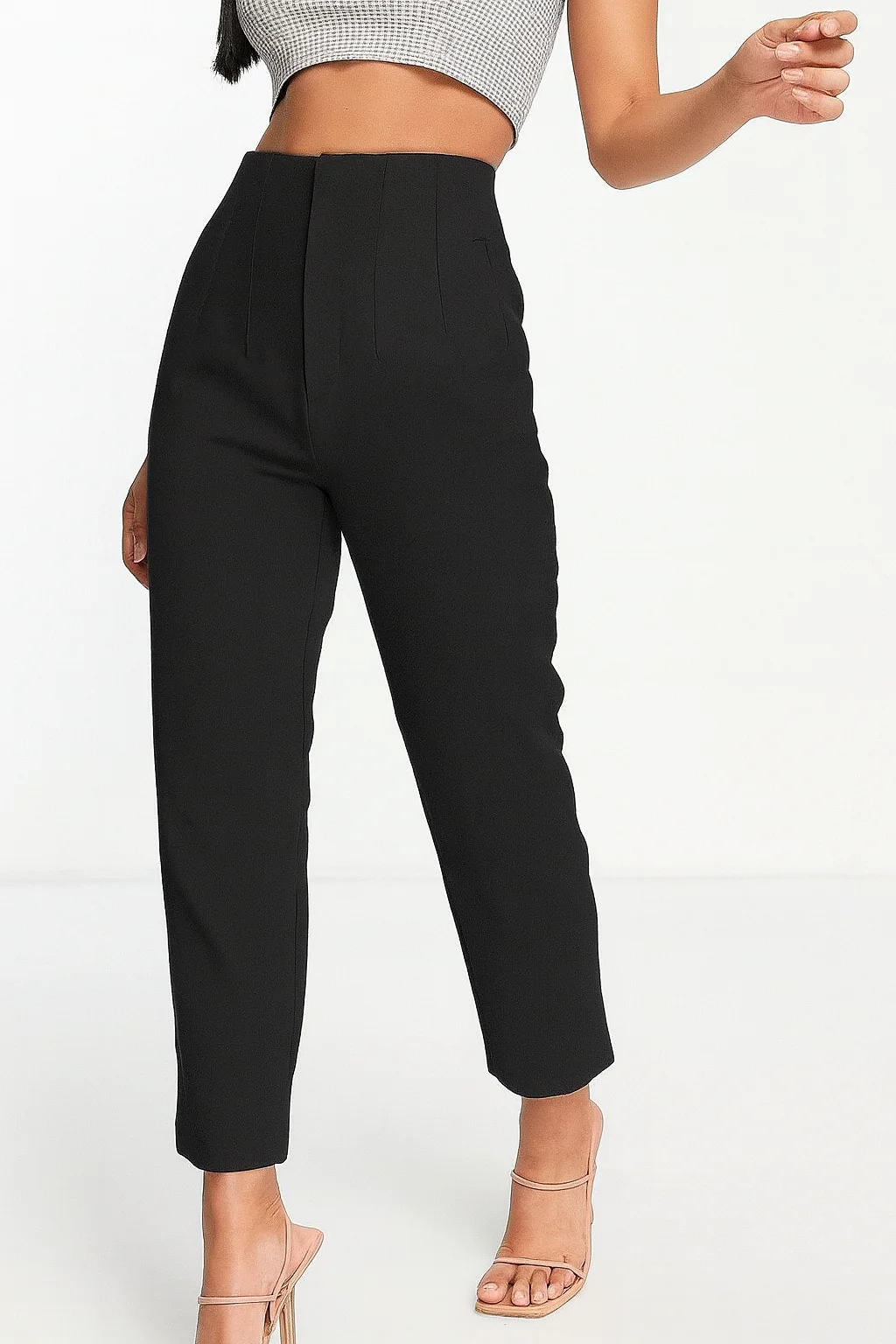 Stradivarius crne pantalone vel.XS