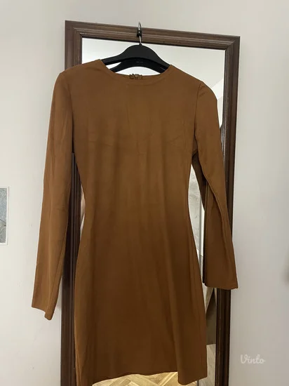 NOVO Uska velur haljina vel.S