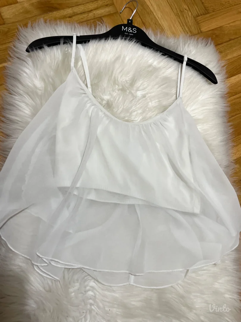 Bezuslovno - Tally Weijl beli crop top XS