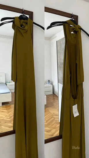 NOVO ZARA Viralna haljina golih ledja vel.XS