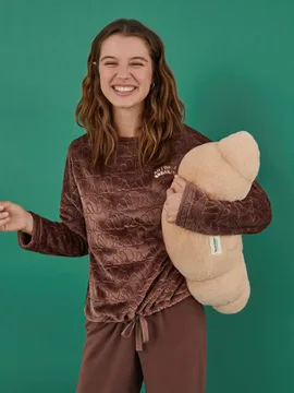 NOVO Women's secret set plišana pidžama vel.XS