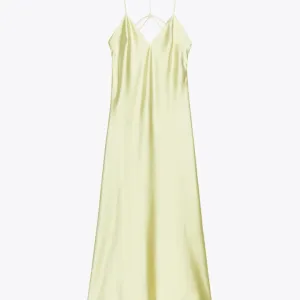 NOVO ZARA viralna satenska midi haljina vel.XS