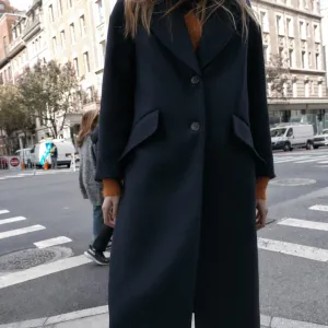 NOVO ZARA Viralni oversize vuneni kaput vel.XS