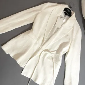 NOVO ZARA Viralni laneni sako vel.XS