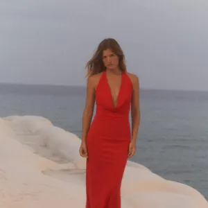 NOVO ZARA Viralna haljina sa americkim izrezom S