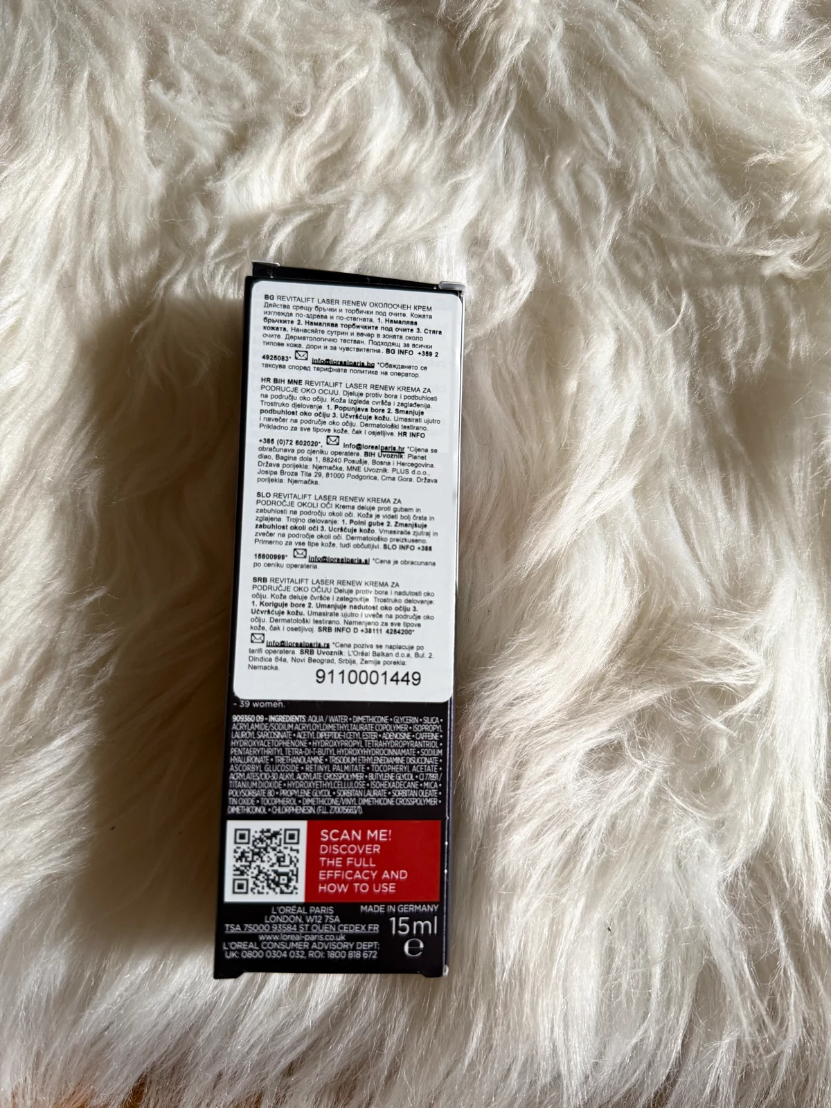 NOVO L’oreal revitalift laser antirid