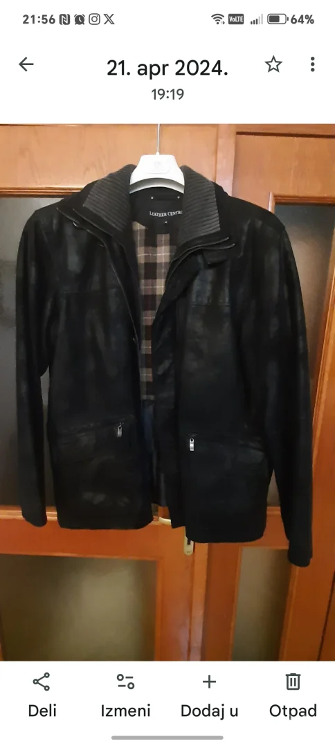 Kožna jakna M
