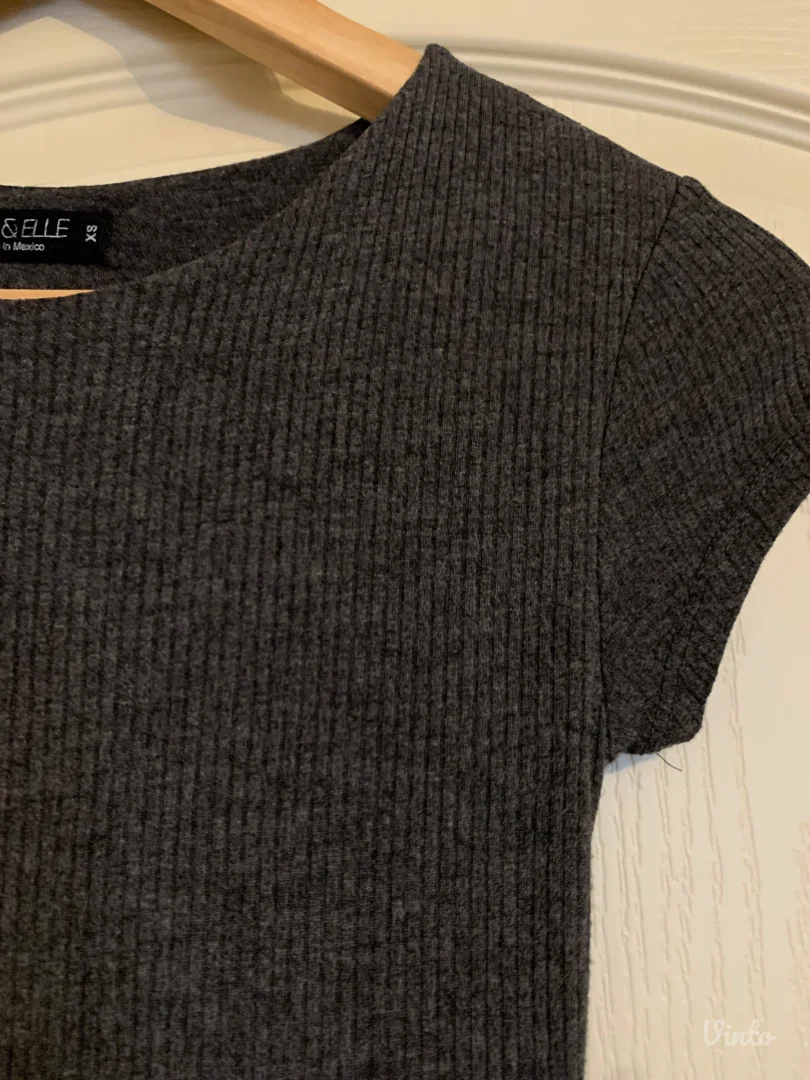 Joe & Elle - tamnije siva zenska haljina