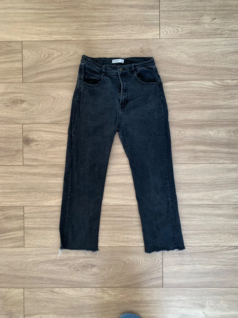 Pull&bear crne zenske farmerke