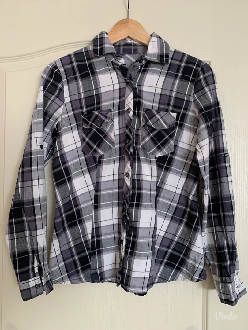 Zenska karirana kosulja S velicina 100% pamuk