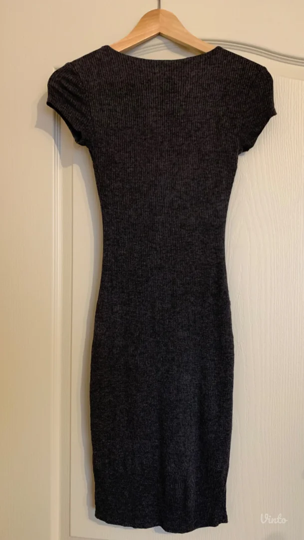 Joe & Elle - tamnije siva zenska haljina