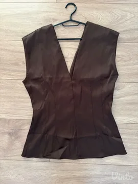 H&M elegantna braon majica