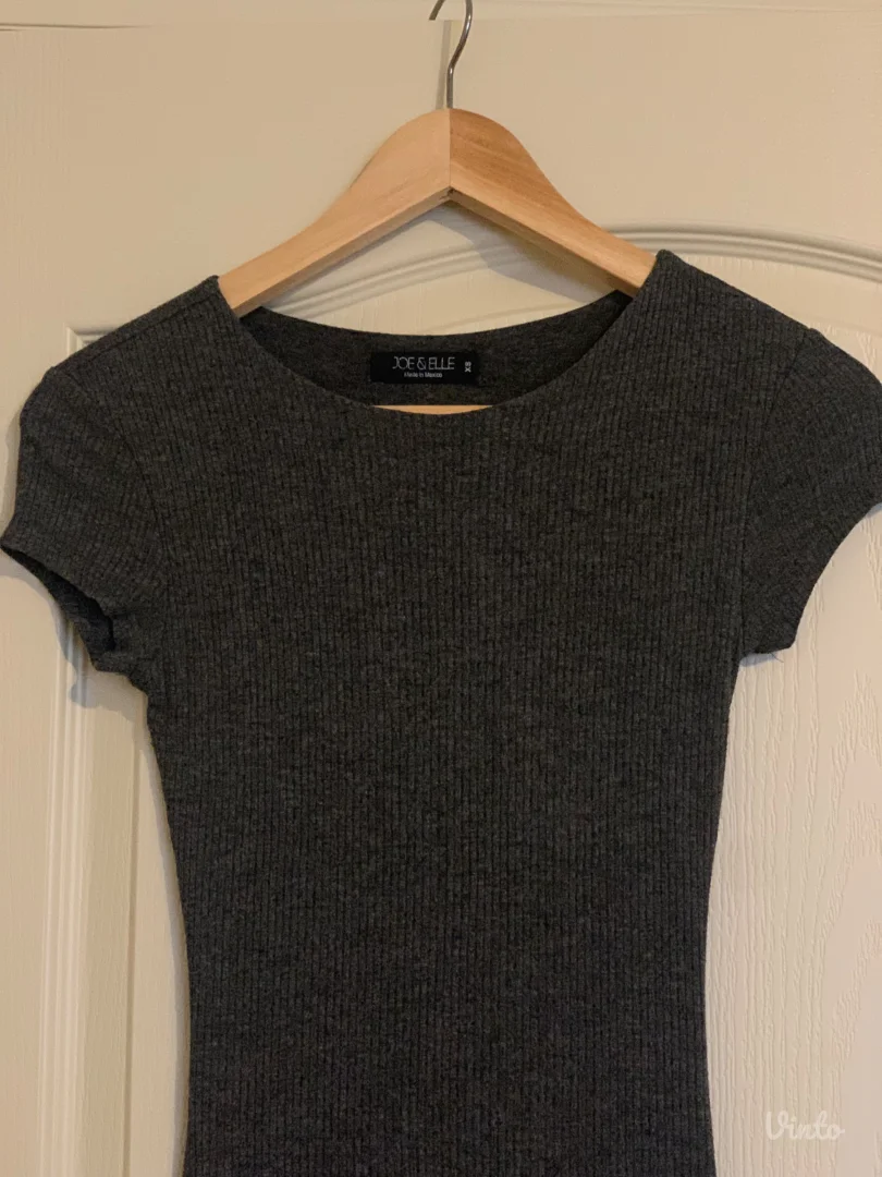 Joe & Elle - tamnije siva zenska haljina