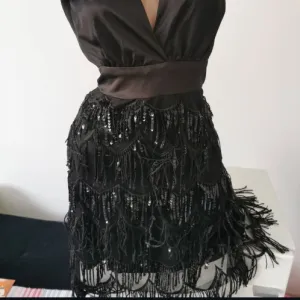 Crna kratka haljina S