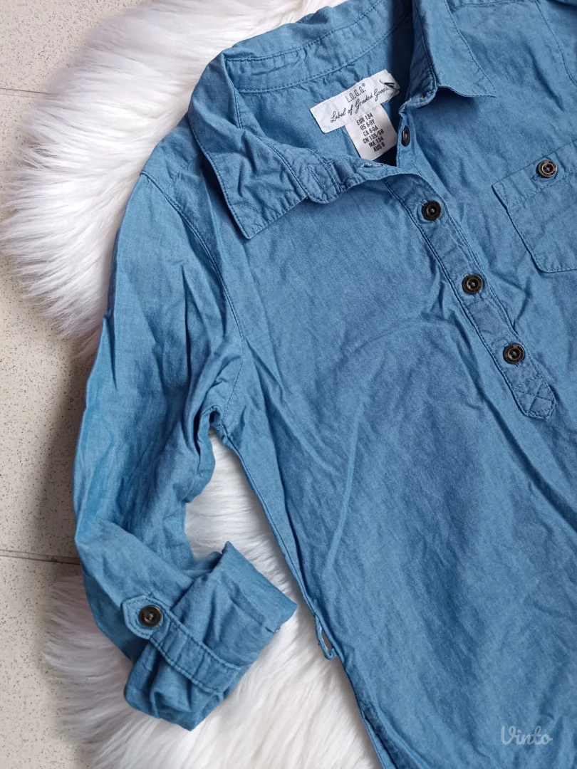 H&M teksas košulja/haljina 134