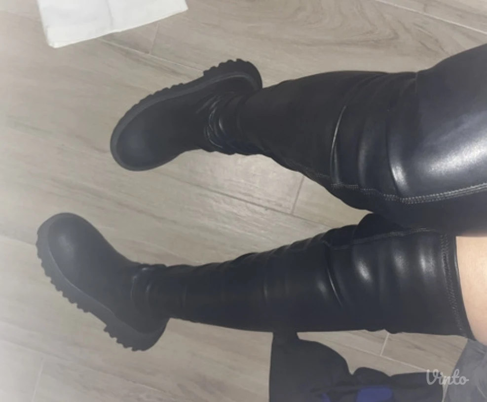 Steve Madden- crne cizme 38