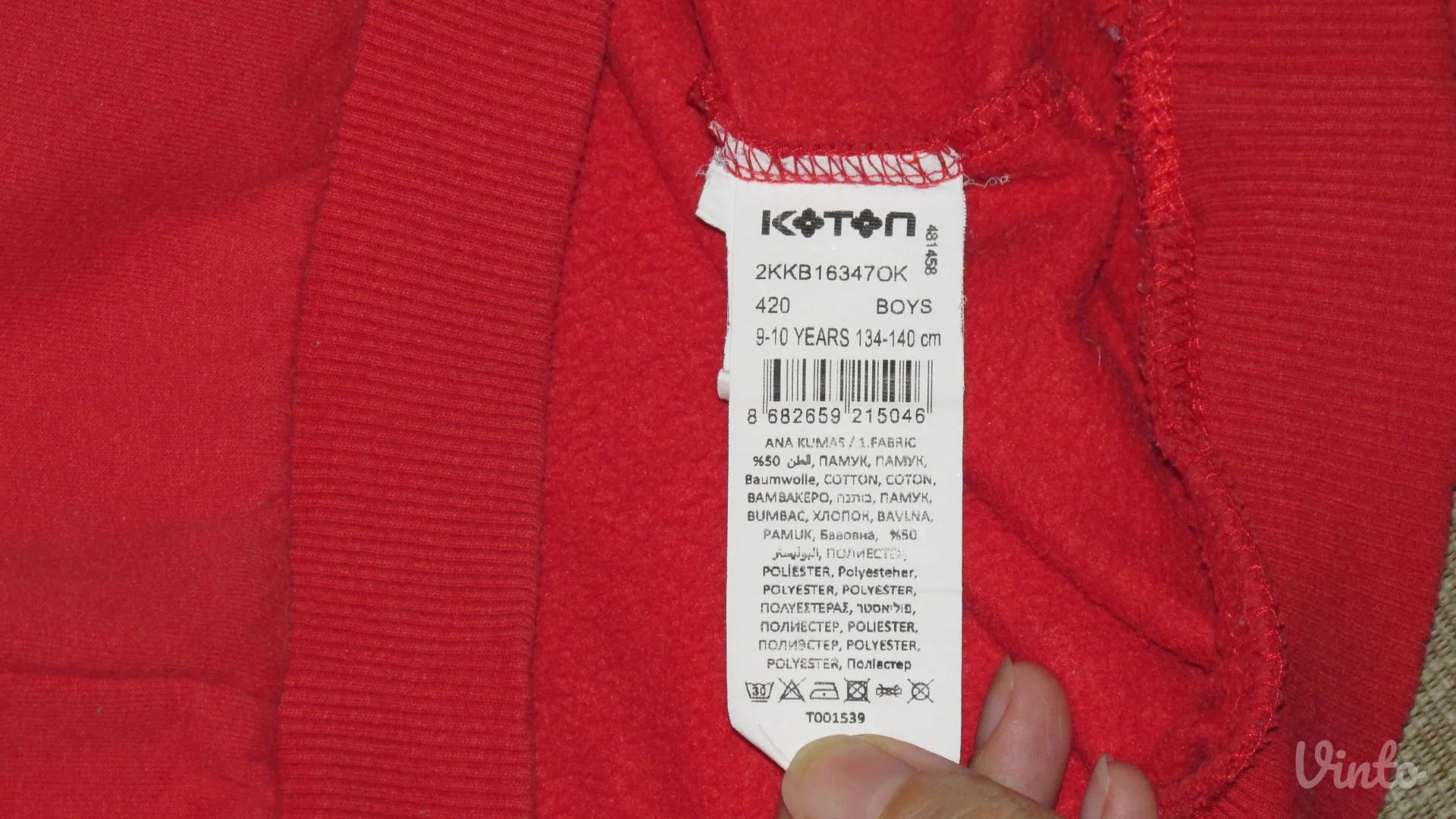 Koton dukserice 9-10 134-140