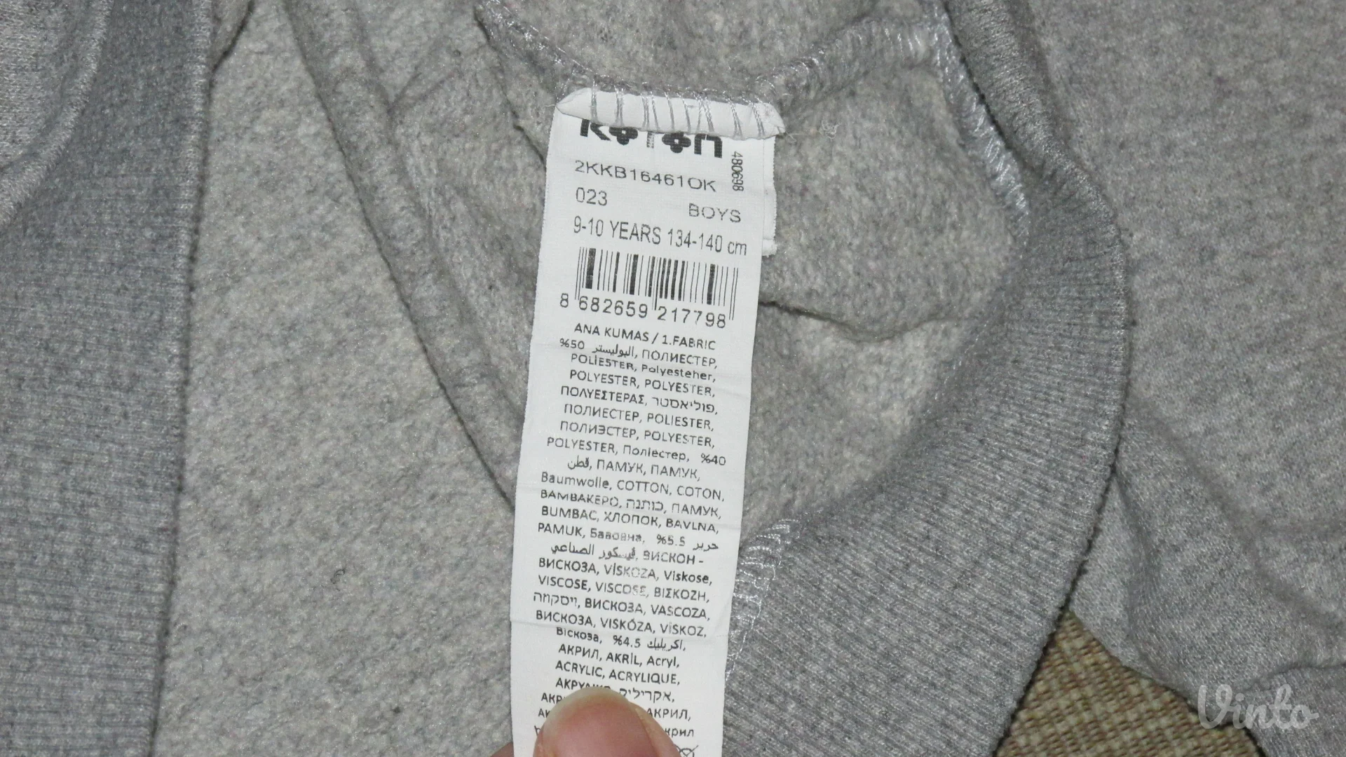 Koton dukserice 9-10 134-140