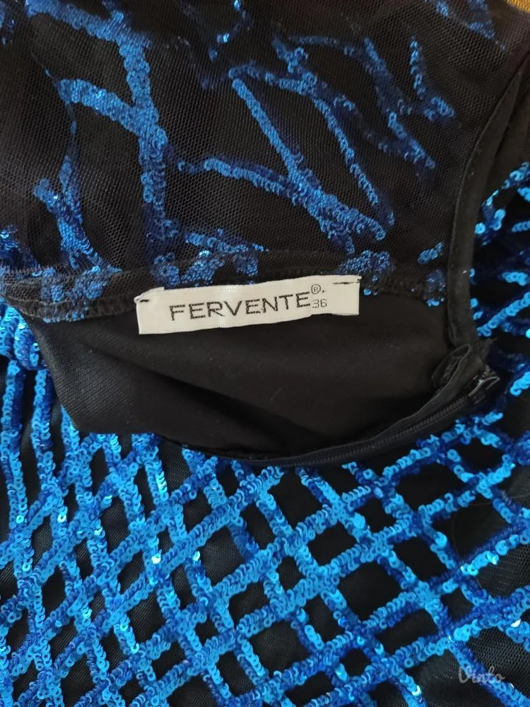 Svetlucava plava haljina 👗