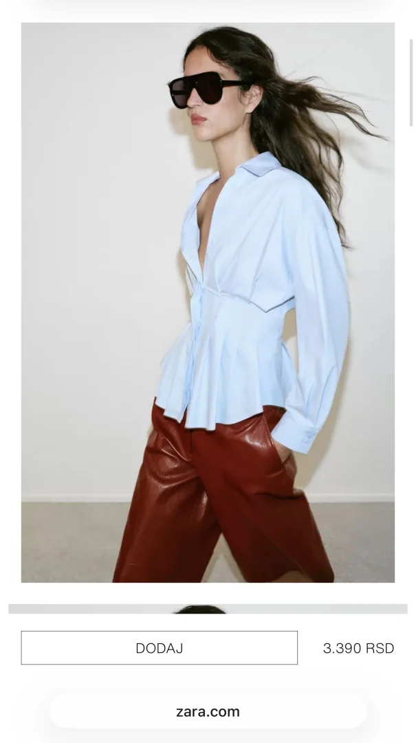 Zara kosulja, S