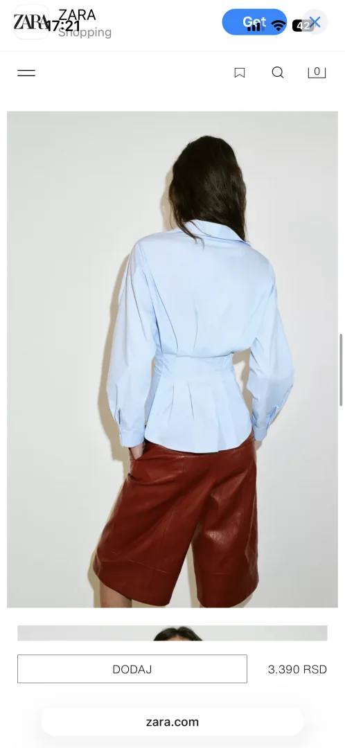 Zara kosulja, S