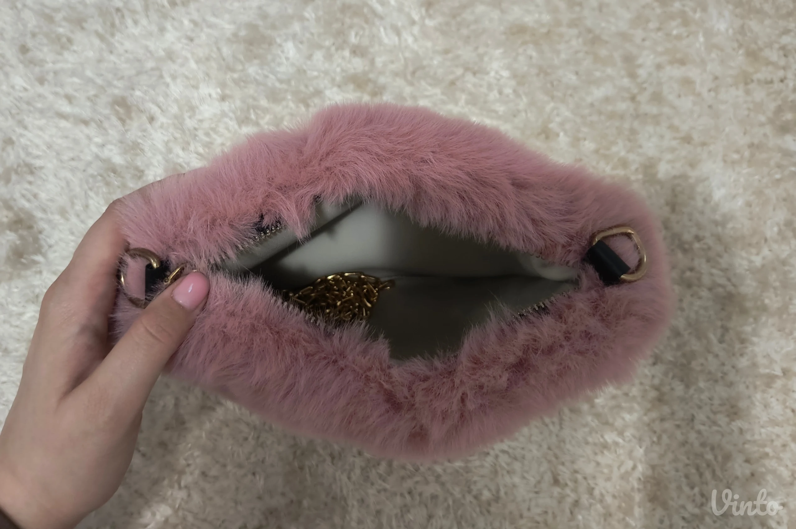 Roze teddy torbica - 300din