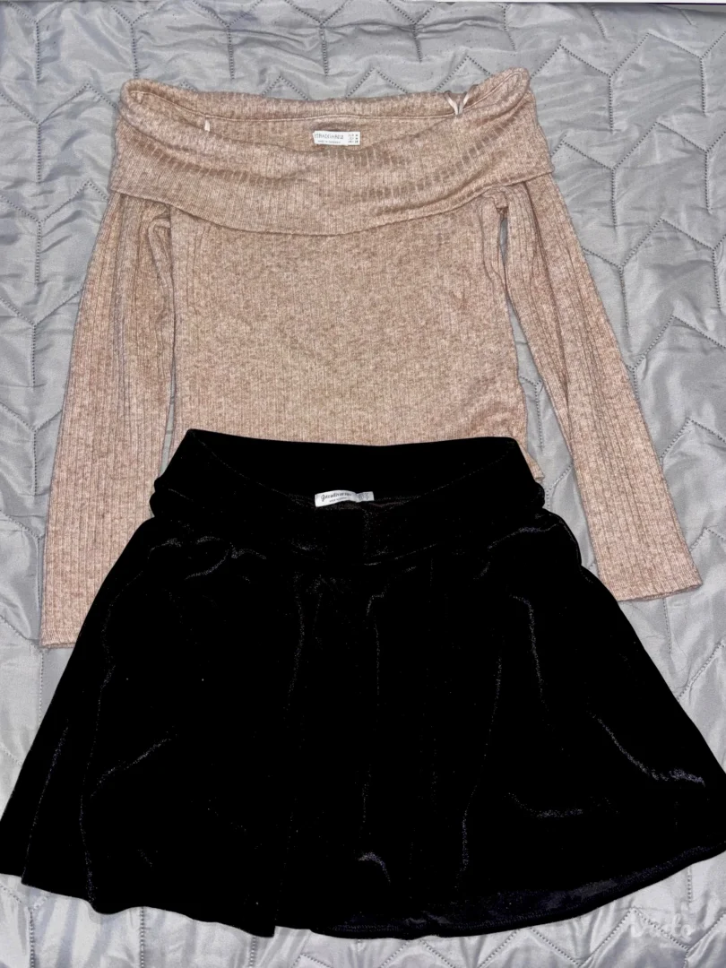 Stradivarius dzemper i suknja