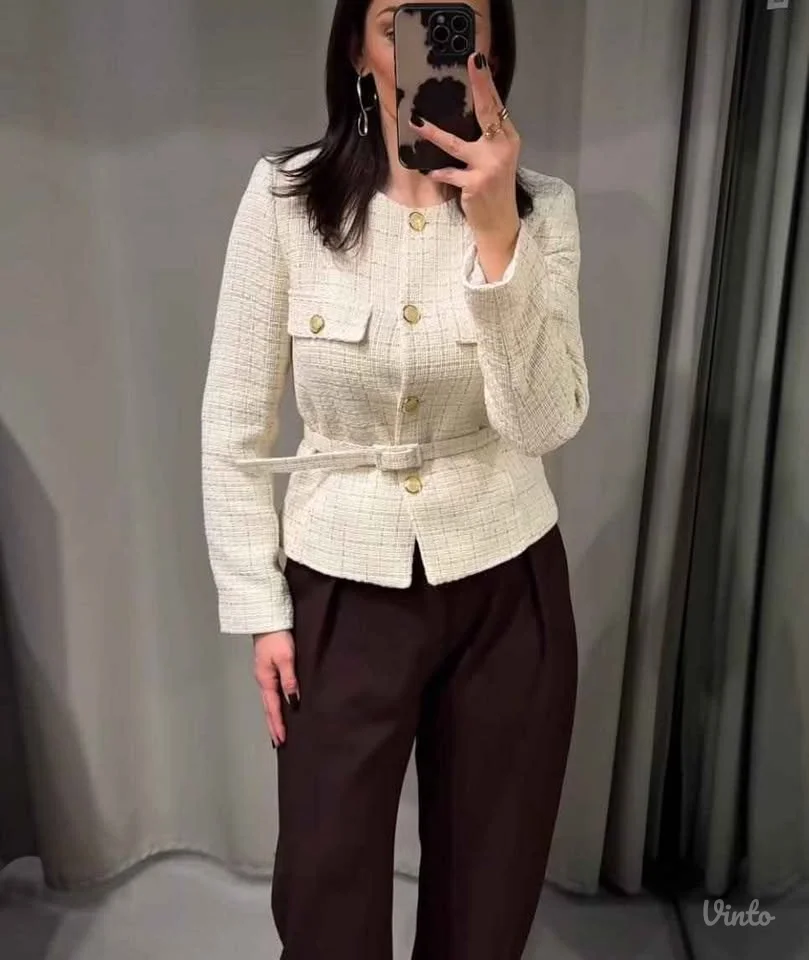 Nov ZARA tweed sako sa etiketom – XL